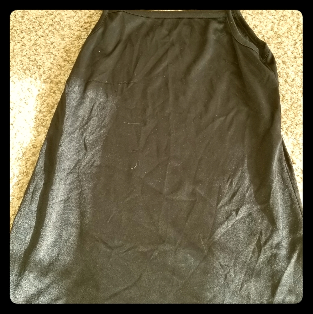 SILKY SMOOTH BLACK TANK TOP!!!